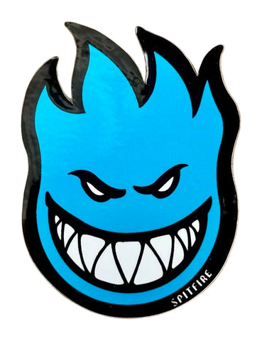 Spitfire Logo Stickers Fireball (Bighead) Small Blue