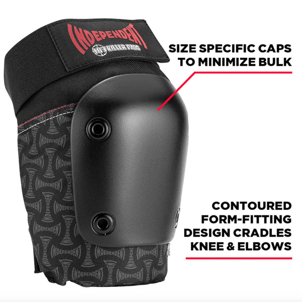 187 X Independent Killer Pads Adult Combo Pack Knee & Elbow