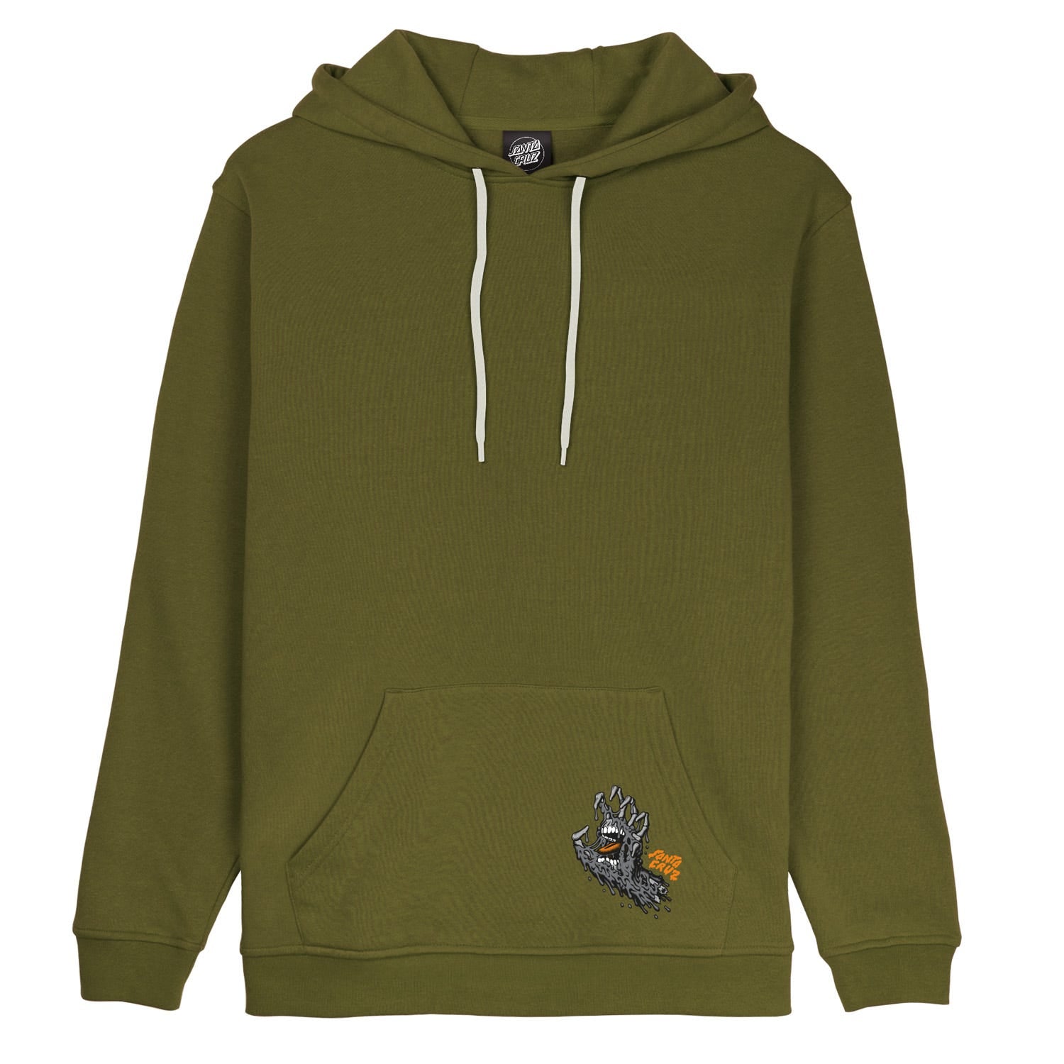 Santa Cruz Melting Hand Hoodie Sea Kelp Green