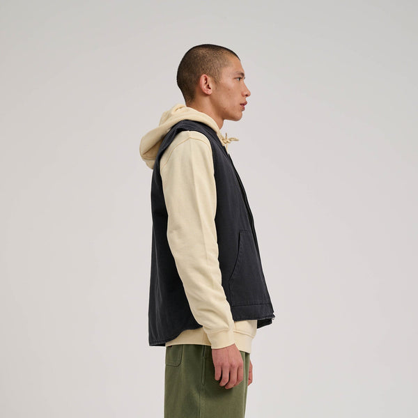 Santa Cruz jacket Classic Label Vest Washed Black