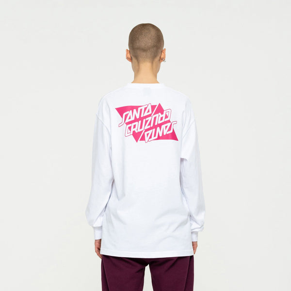 Santa Cruz  SC All in L/S T-shirt White Sample 50% OFF