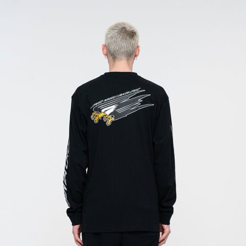 Santa Cruz SW Eagle L/S T-Shirt Black Size L Sample 50% OFF