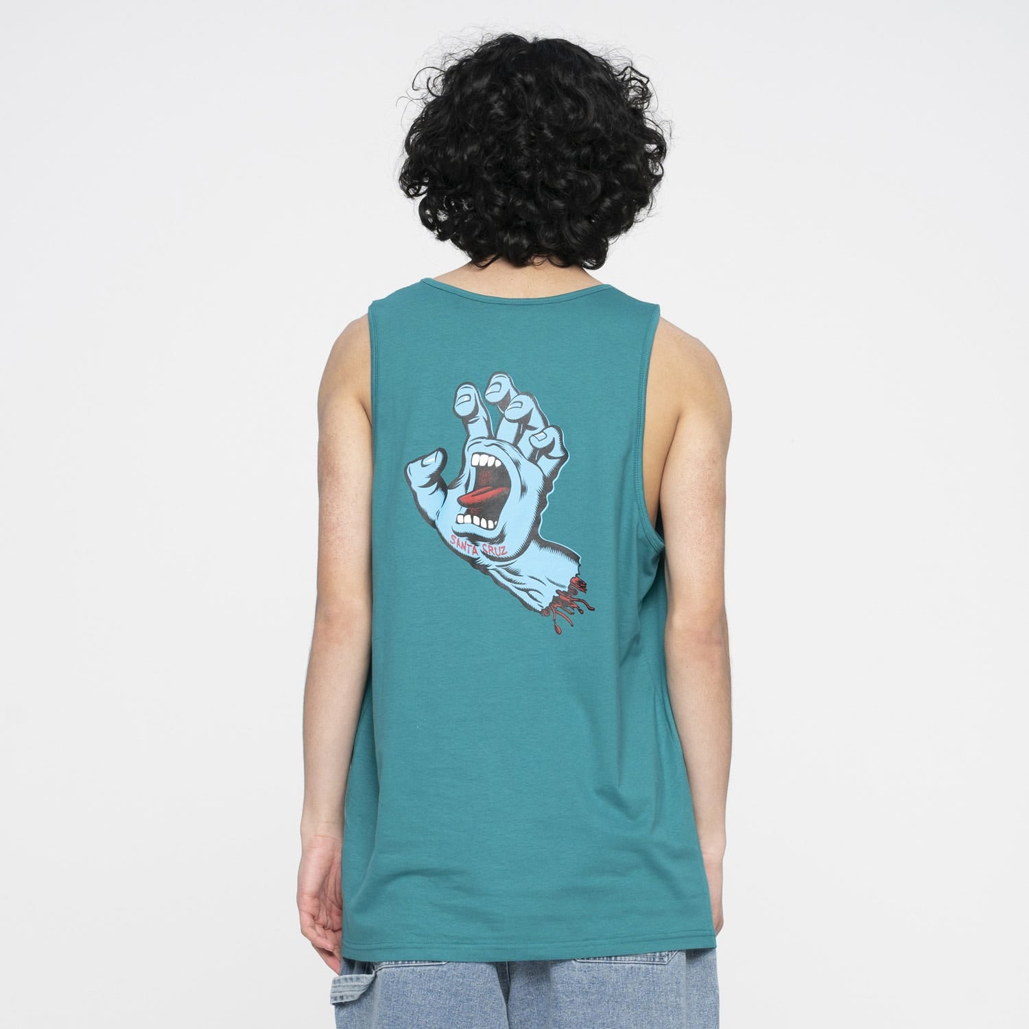 Santa Cruz Vest Screaming Hand Vest Verdigris