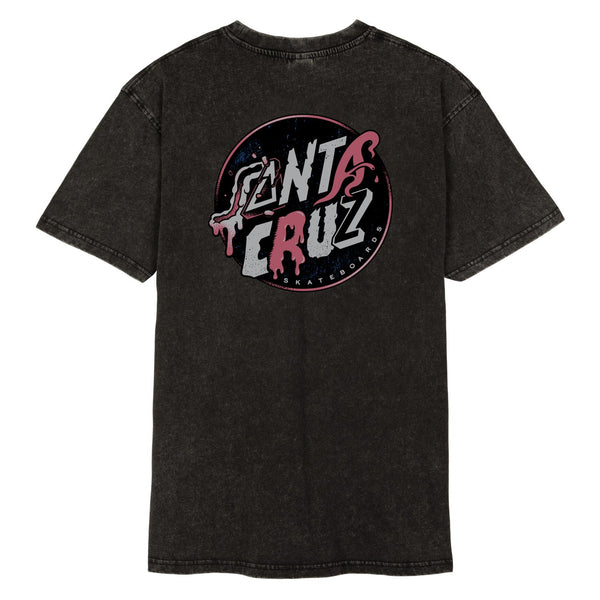 Santa Cruz Adult T-Shirt DNA Dot Black Acid