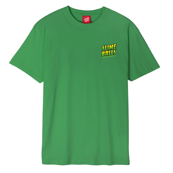 Santa Cruz Adult Slime Wave T-Shirt Leaf Green