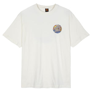 Santa Cruz Adult T-Shirt Cliff View Dot Optic White