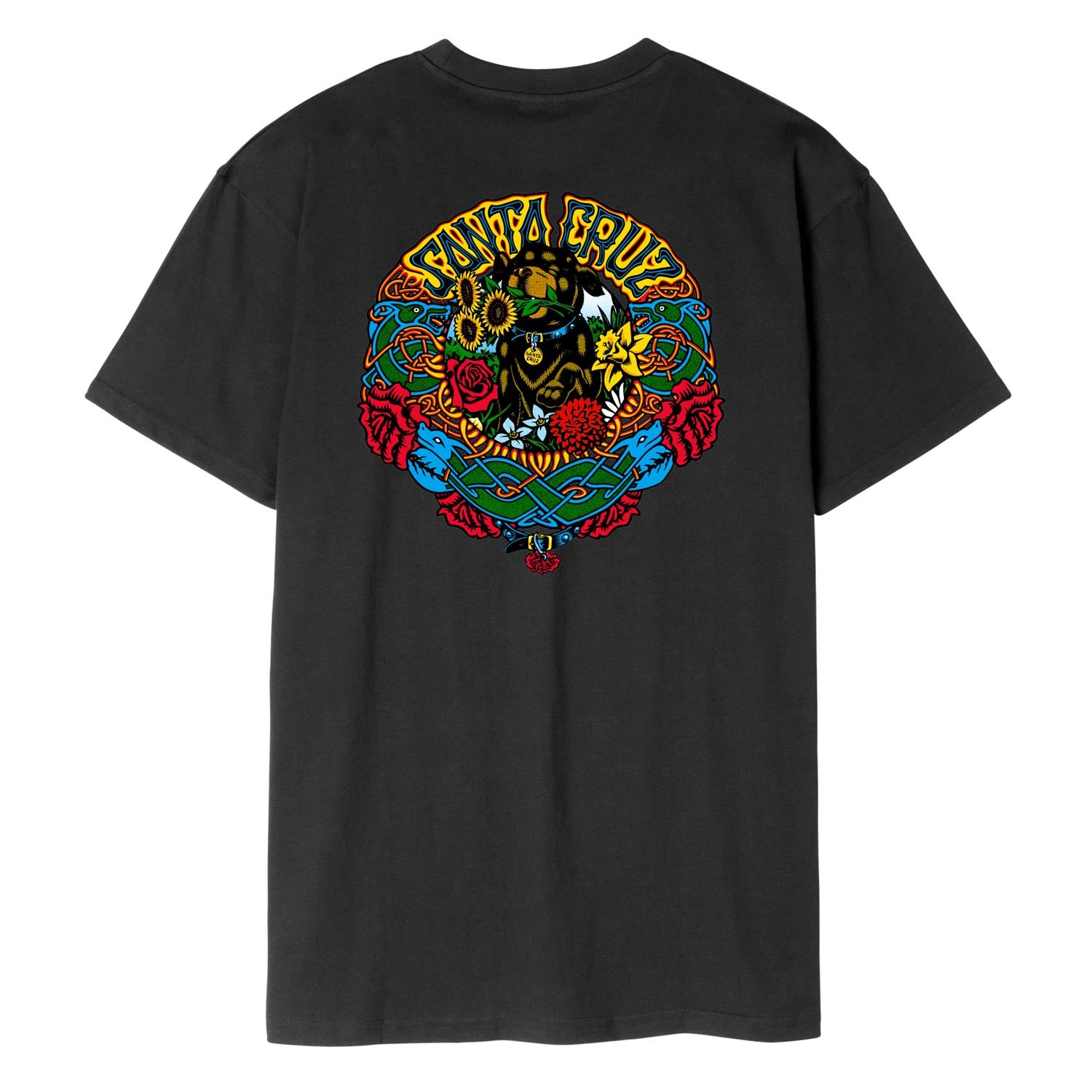 Santa Cruz Dressen Mash Up Opus Mens T-Shirt Black