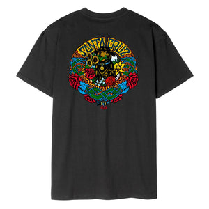 Santa Cruz Dressen Mash Up Opus Mens T-Shirt Black