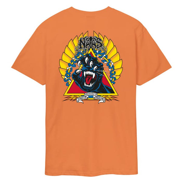 Santa Cruz Natas Screaming Panther T-shirt Apricot