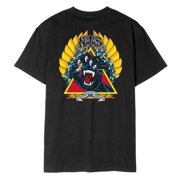 Santa Cruz Natas Screaming Panther T-Shirt Black
