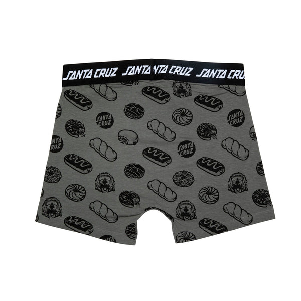 Santa Cruz McCoy Donut Dog Boxer Brief Grey Black