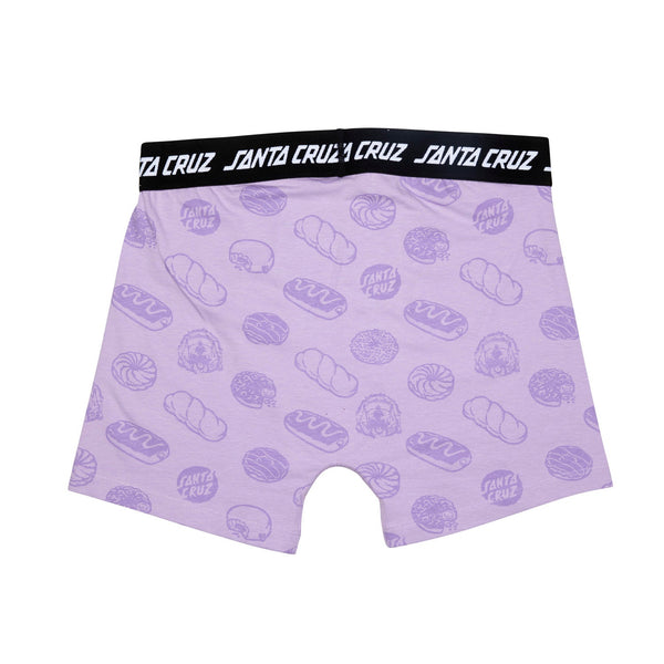 Santa Cruz McCoy Donut Dog Boxer Brief Digital Lavender