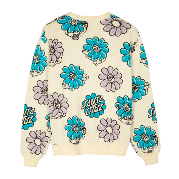 Santa Cruz Wildflower Knit Crew Size 8 Sample 50% off