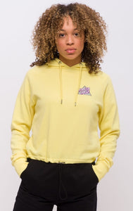 Santa Cruz Women's Not A Dot Hood Pastel Yellow Size 8 Sample 50% Off SCA-WHD-0388