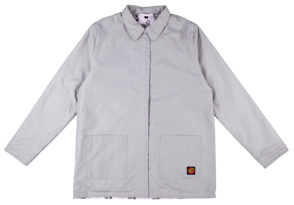 Santa Cruz Women’s Wall Hand Reversible Jacket Sample Silver Over 50% Off