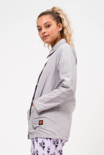 Santa Cruz Women’s Wall Hand Reversible Jacket Sample Silver Over 50% Off