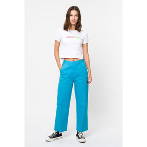Santa Cruz Women's Nolan Chino Aqua Size 10 SCA-WPT-0295