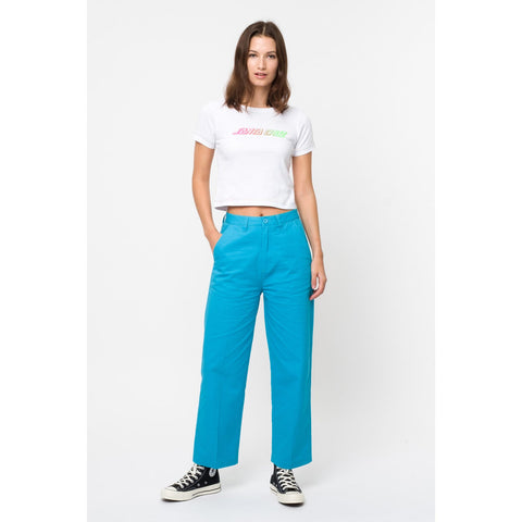 Santa Cruz Women's Nolan Chino Aqua Size 10 SCA-WPT-0295