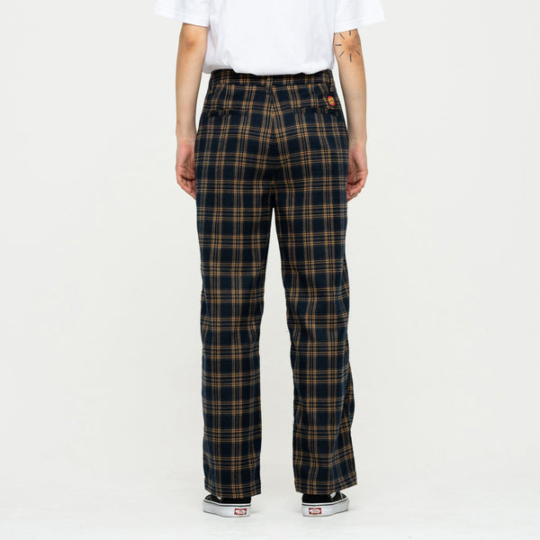 Santa Cruz  Nolan Slouch Pant Navy Check Sample 50% OFF