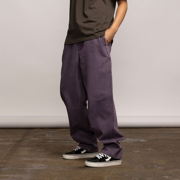 Santa Cruz Opus Dot Balloon Pant Purple Denim Sample Size 8 50% off