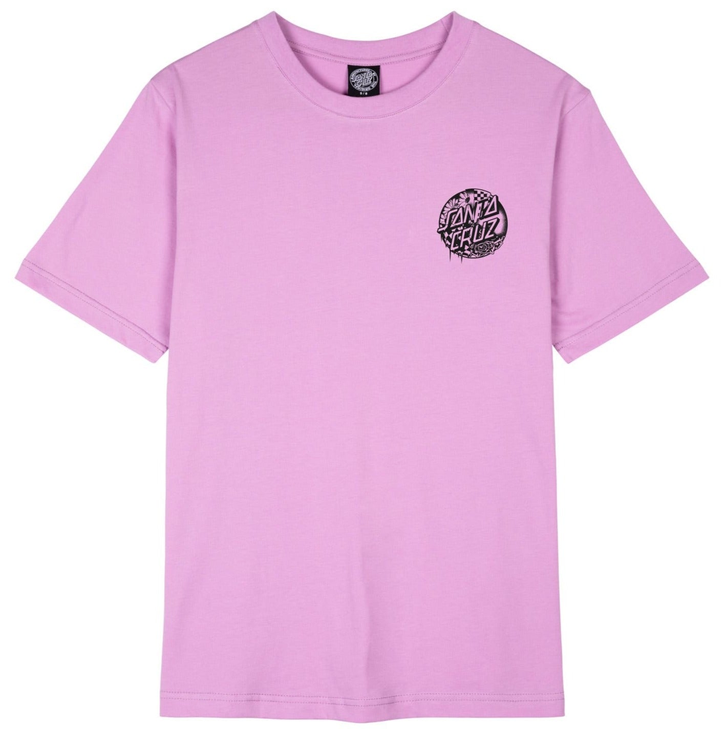 Santa Cruz Womens Fusion Dot Pop T-Shirt Violet Tulle SCA-WTE-205
