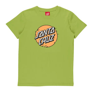 Santa Cruz Youth Vivid Other Dot Front T-shirt Apple Green