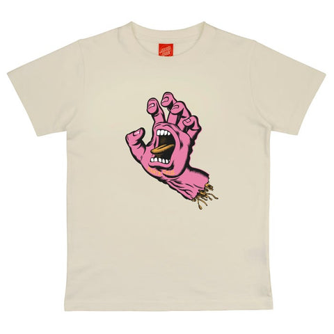 Santa Cruz Youth Screaming Hand T-Shirt Light Grey