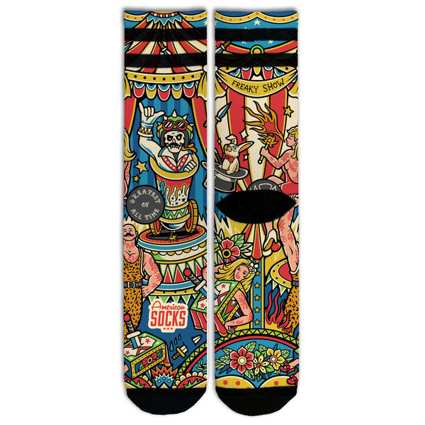 American Socks Circus Mid High Length
