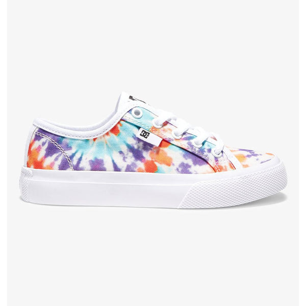 DC Shoes Manual Tie Dye Kids Skate Shoes UK 13 SAMPLE