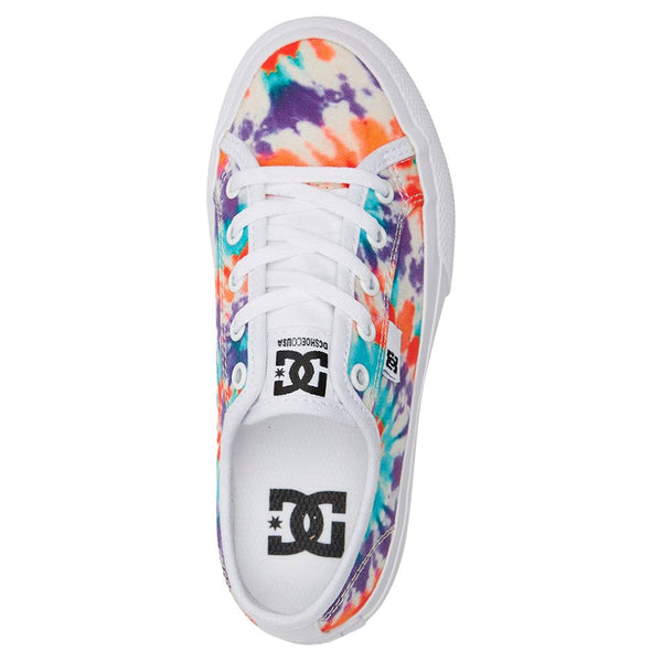 DC Shoes Manual Tie Dye Kids Skate Shoes UK 13 SAMPLE