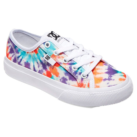 DC Shoes Manual Tie Dye Kids Skate Shoes UK 13 SAMPLE