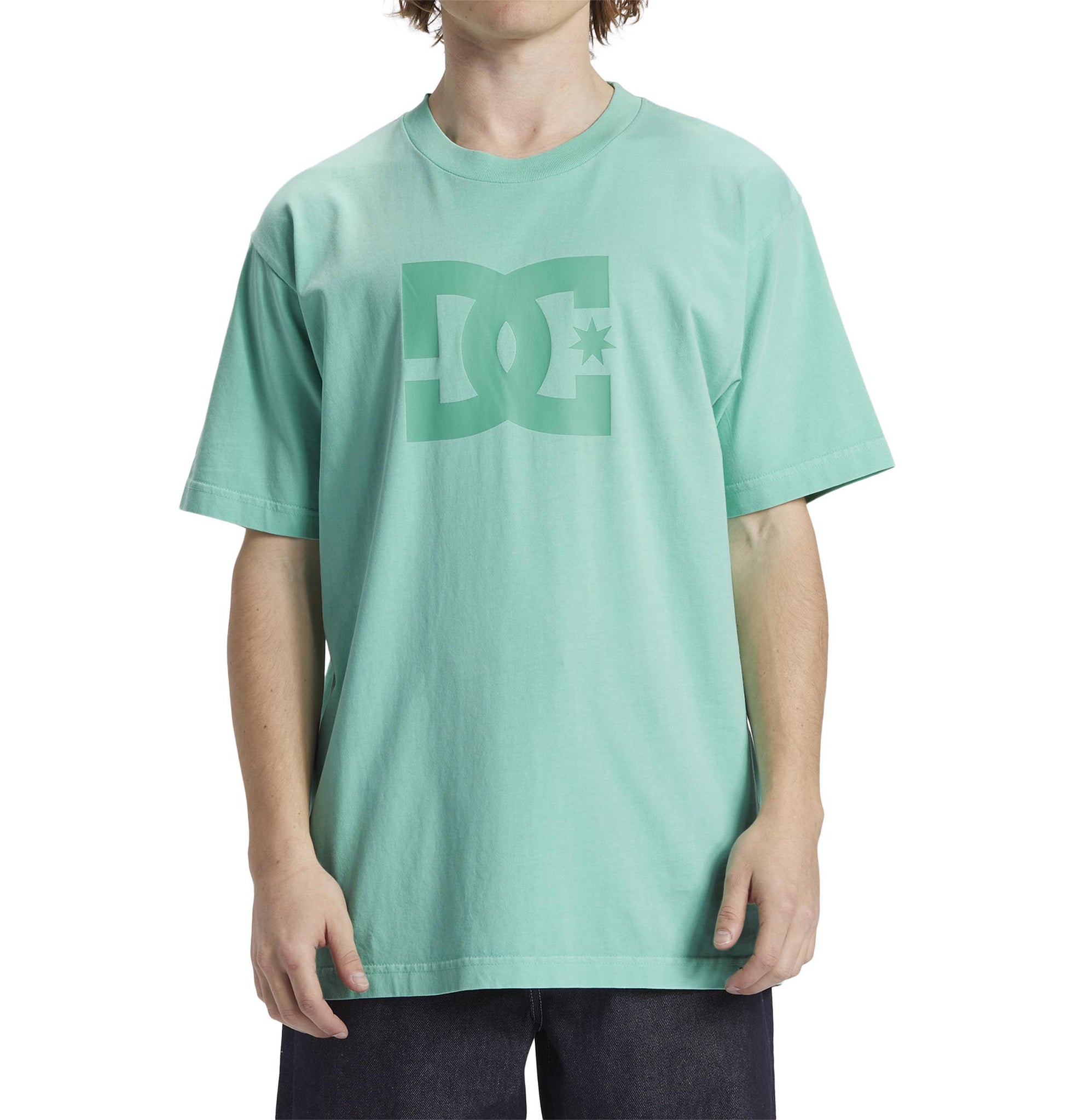 DC Star Mens Pigment Dye HSS T-shirt Biscay Green