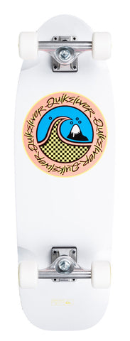 Quiksilver Bubble Wave Skateboard White EGL021SKBW-WHT