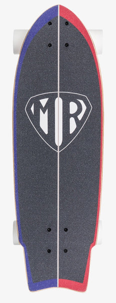 Mark Richards Mr Retro Skateboard White 28"x 9" EGL22MRSRT-WHT