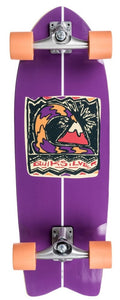 Quiksilver Fish Skateboard Dark Purple 30.25"x9.8" EGL22QSF30-PQD0