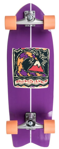 Quiksilver Fish Skateboard Dark Purple 30.25"x9.8" EGL22QSF30-PQD0
