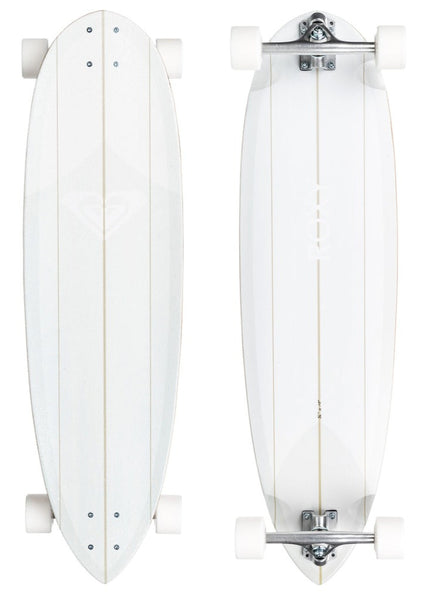 Roxy Volan Longboard Skateboard Light Grey 36" x 10" EGL22RLSVO-BFL0