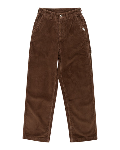 Element Women's Utility Cord Carpenter Trousers Size 26" Chestnut