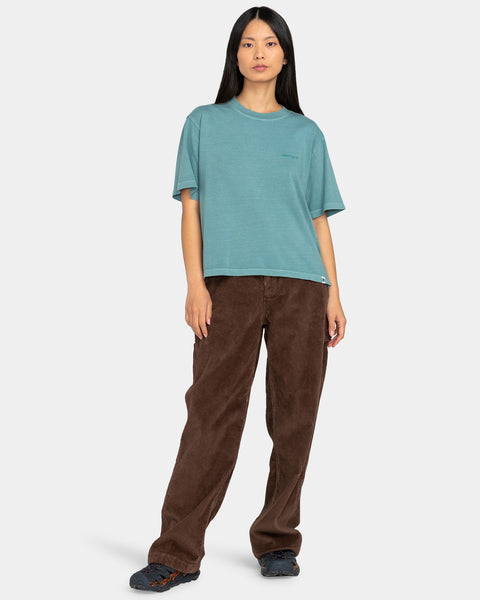 Element Women's Utility Cord Carpenter Trousers Size 26" Chestnut