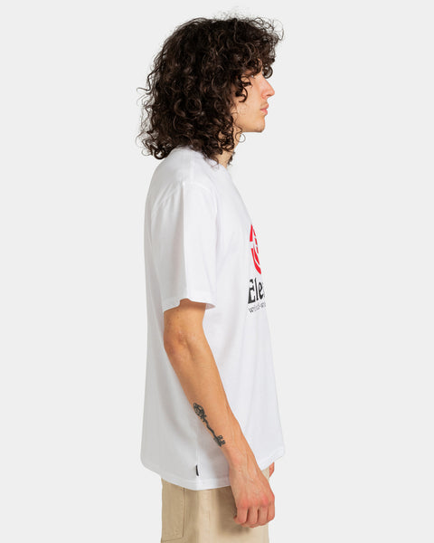 Element Tee shirt Vertical White
