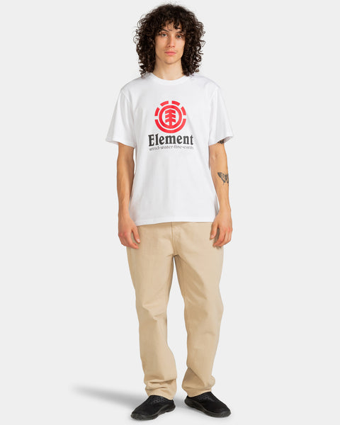 Element Tee shirt Vertical White