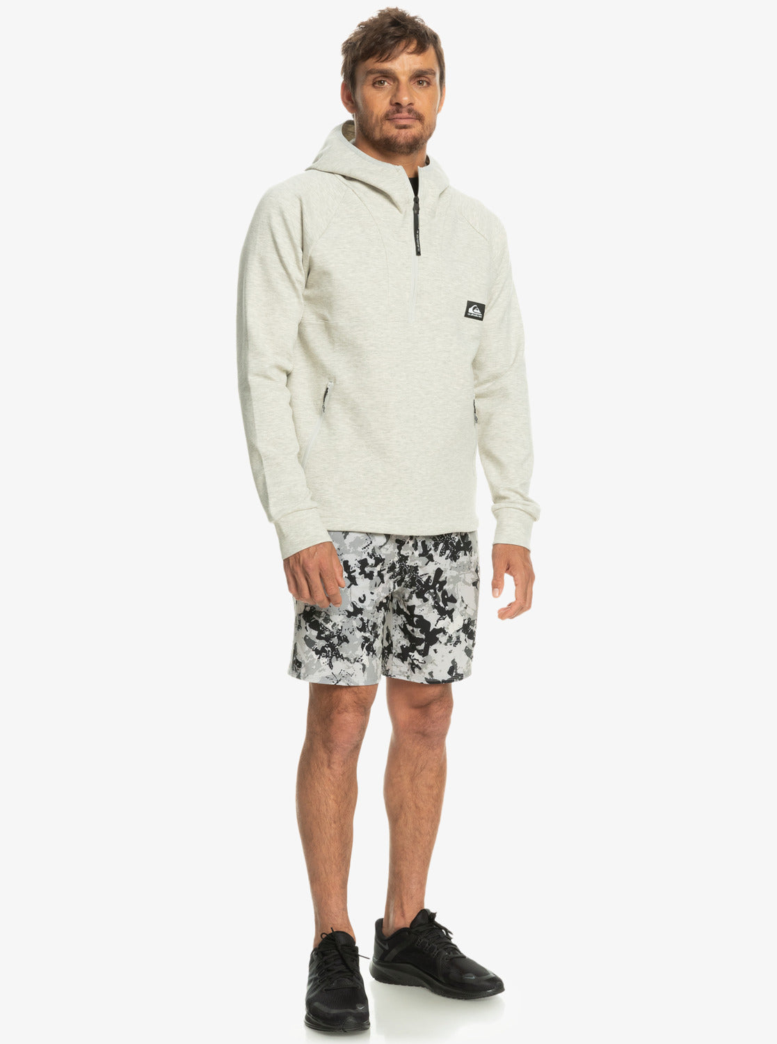 Quiksilver grey hoodie clearance