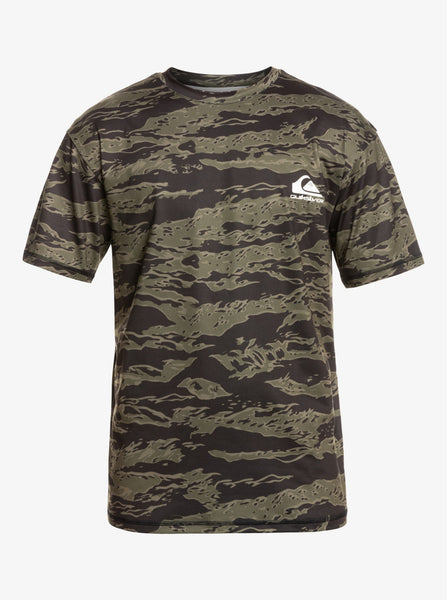 Quiksilver Comp Logo Surf T-Shirt for Men UPF 50 Medium SEQYWR03365