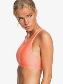 Roxy Lets Dance Sports Bra 3 Coral Sample 50% Off SERJKT03706 Small