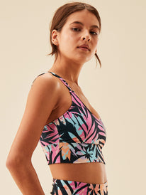 Roxy Heart Into It Elongated PT Sports Bra Multicolour Small 50% Off ERJKT04011