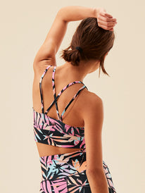 Roxy Heart Into It Elongated PT Sports Bra Multicolour Small 50% Off ERJKT04011