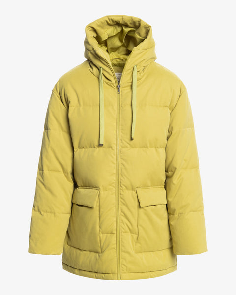 Billabong Women's Mad For You Technical Puffer Jacket Size S Lime SAMPLE 70% OFF!!!