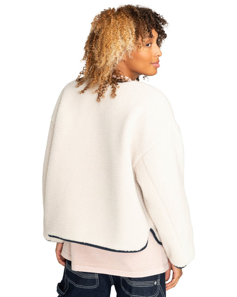 Element Wolfboro Womens Augusta Fleece Reversible Jacket Small F3WAA6ELF2