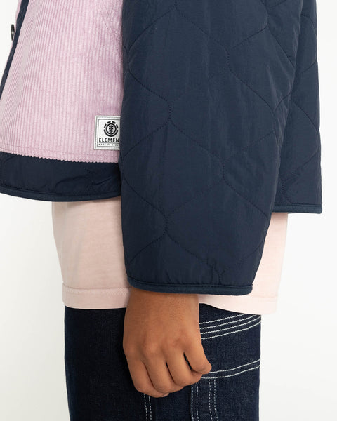 Element Wolfboro Womens Augusta Fleece Reversible Jacket Small F3WAA6ELF2
