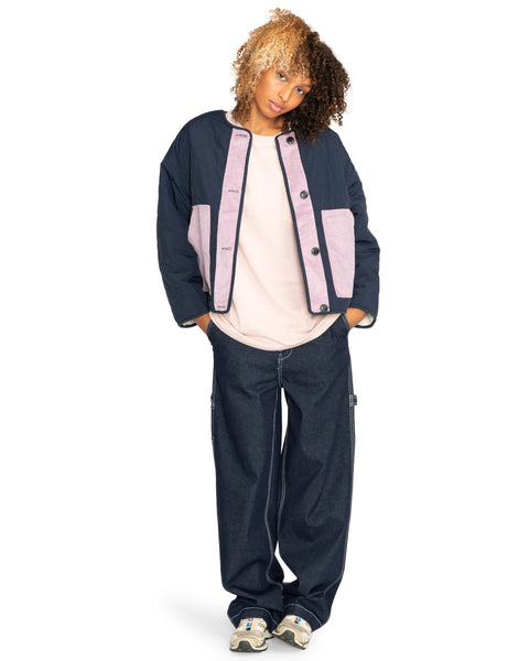 Element Wolfboro Womens Augusta Fleece Reversible Jacket Small F3WAA6ELF2
